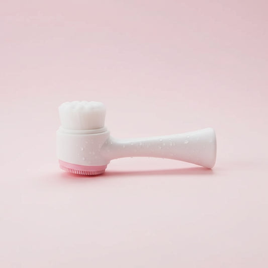 Escova Facial de Silicone Dupla Face 3D