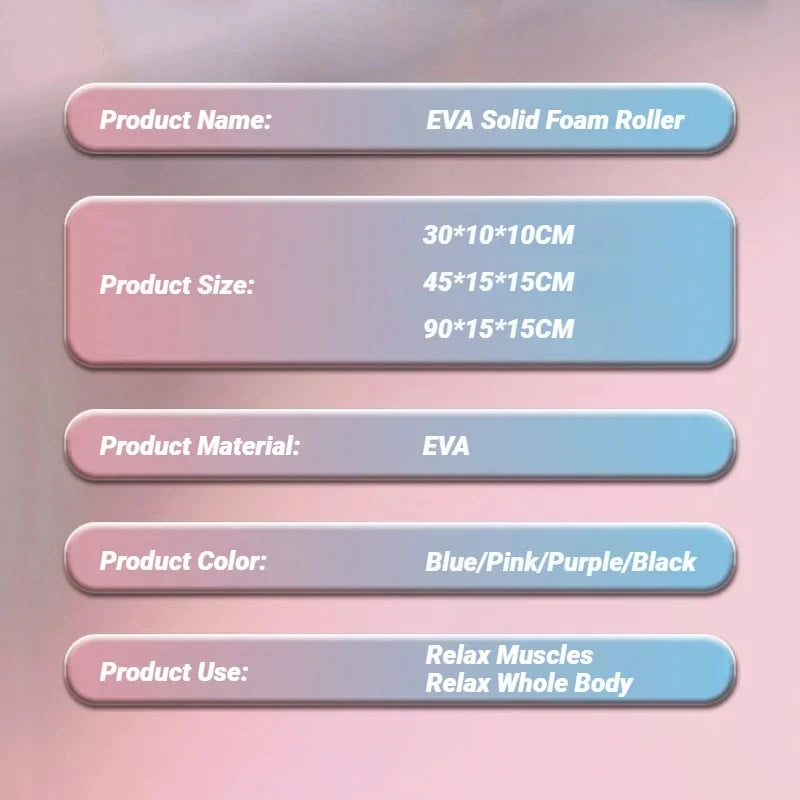 Rolo de Yoga Hexagonal em EVA