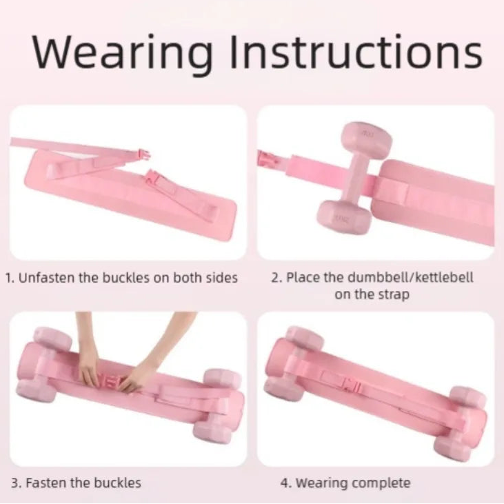 Cinto Acolchoado para Hip Thrust e Exercícios de Glúteos