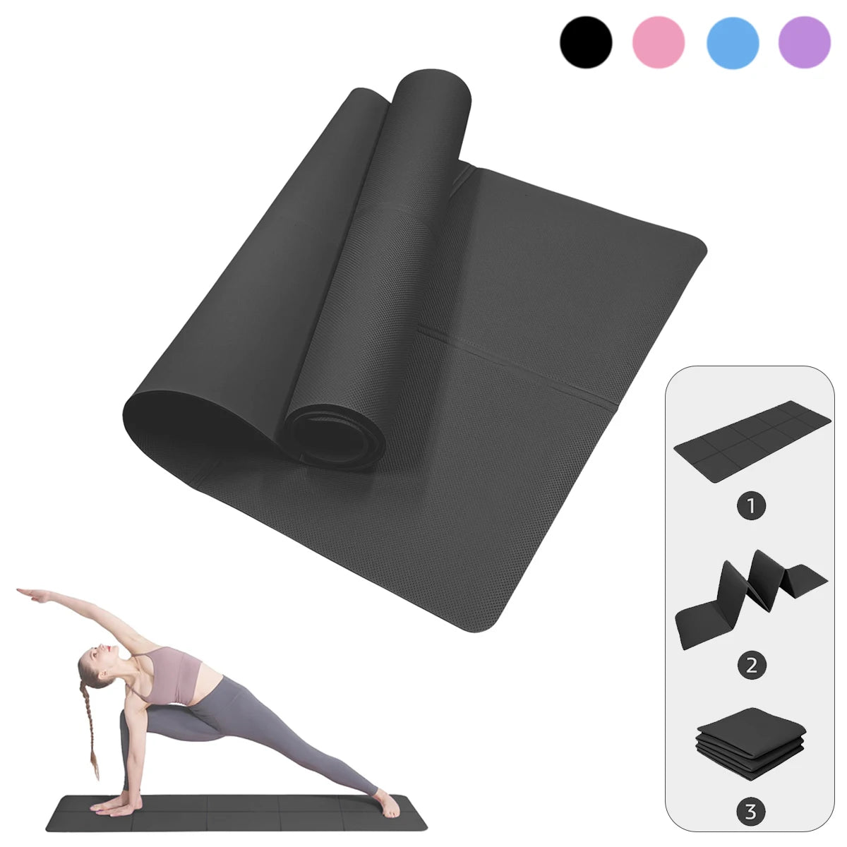 Tapete de Yoga em EVA Antiderrapante – 4 mm